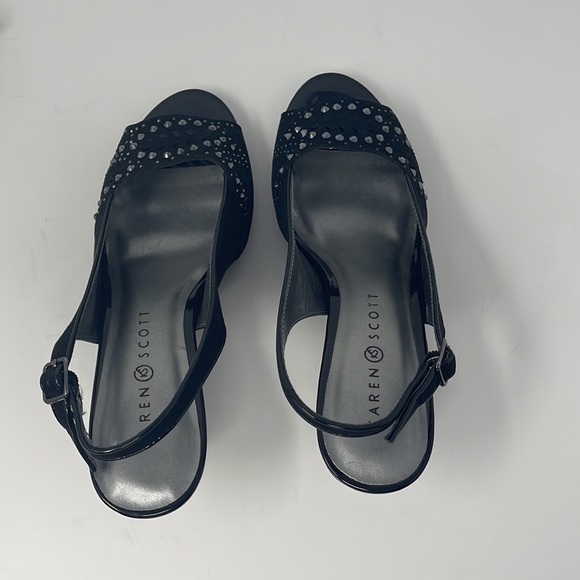 Karen Scott Womens Brooke Faux Suede Slingback Pumps Size 7.5W - Picture 4 of 13